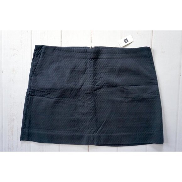 GAP Dresses & Skirts - Gap True Indigo Jacquard A-line Mini Skirt - Size 16, NWT